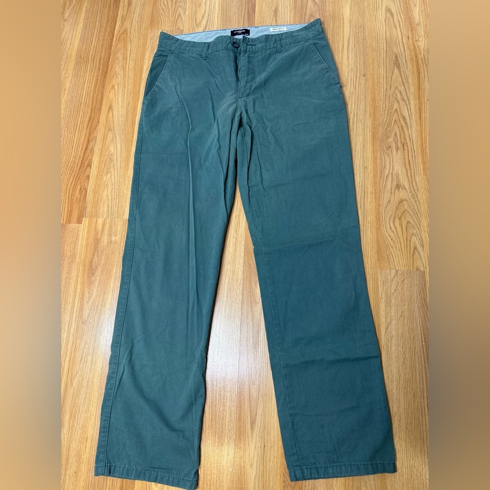 LC Waikiki Men`s Green Chino Pants Regular Fit Size 32/32